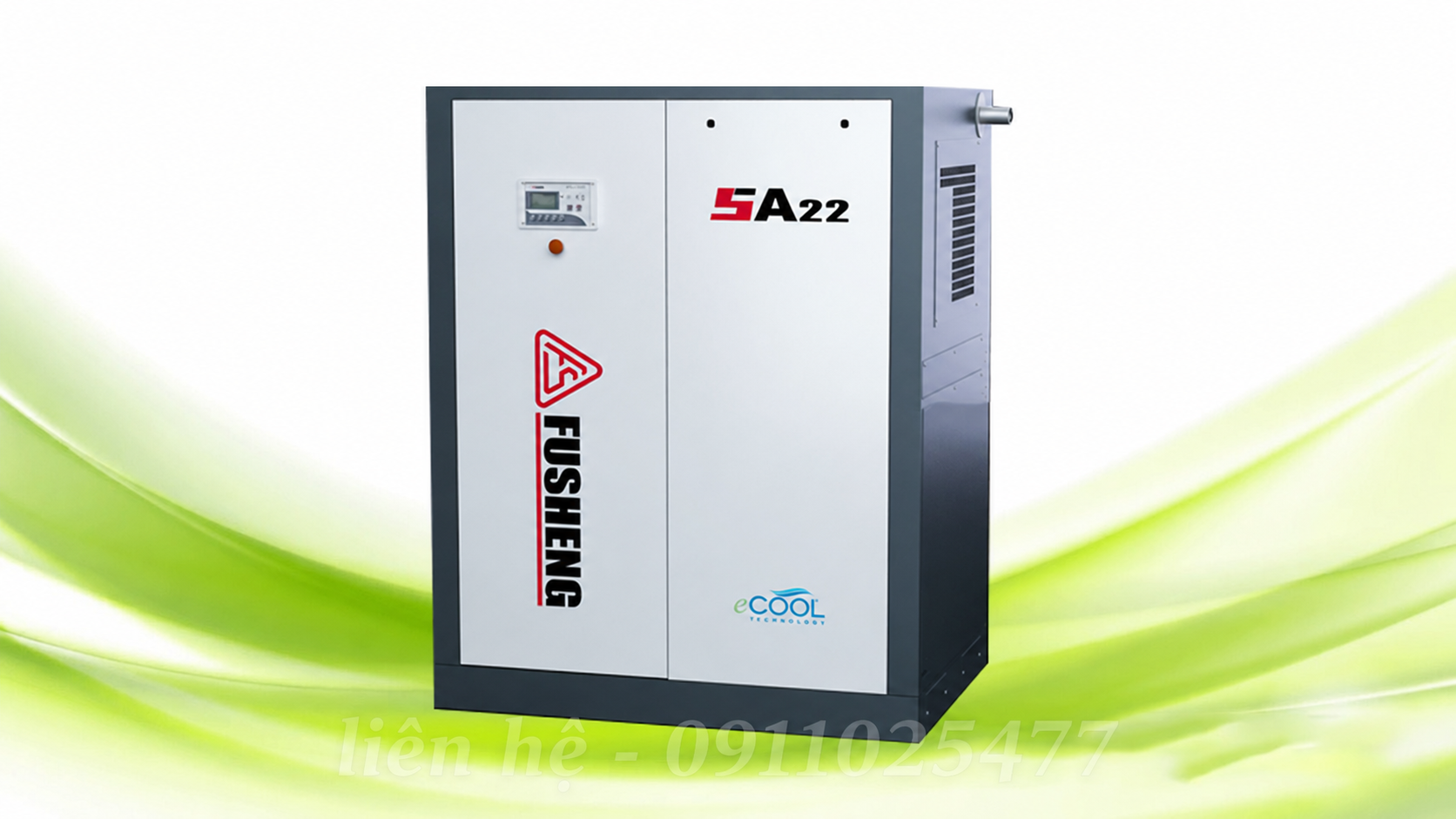 Máy nén khí trục vít 100HP 75KW Fusheng