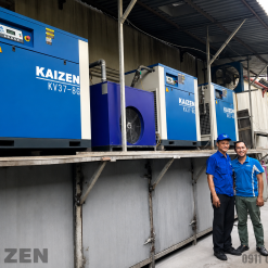 Máy nén khí trục vít 120hp 90kw KAIZEN