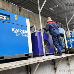 Máy nén khí trục vít 15kw 20hp KAIZEN