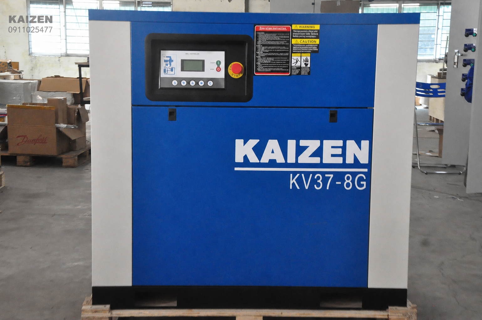 Máy nén khí trục vít 37kw 50hp KAIZEN
