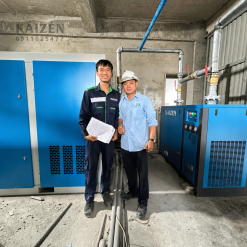 Máy nén khí trục vít 37kw 50hp KAIZEN