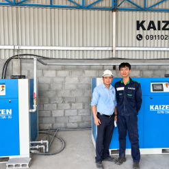 Máy nén khí trục vít 7.5KW 10hp KAIZEN